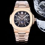 Patek Philippe Factory 5740/1G-001 Rose gold steel case with White diamonds Diameter 40mm Watch